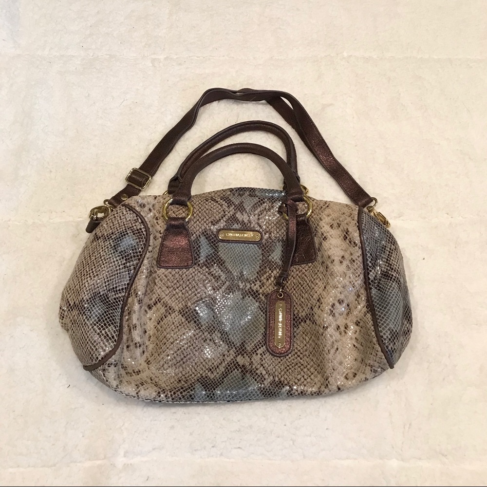 Cynthia Rowley Snakeskin Shoulder Bag
